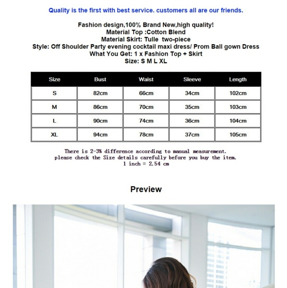 Two Piece Set-Off the Shoulder Top and Skirt - Picture 3 of 7